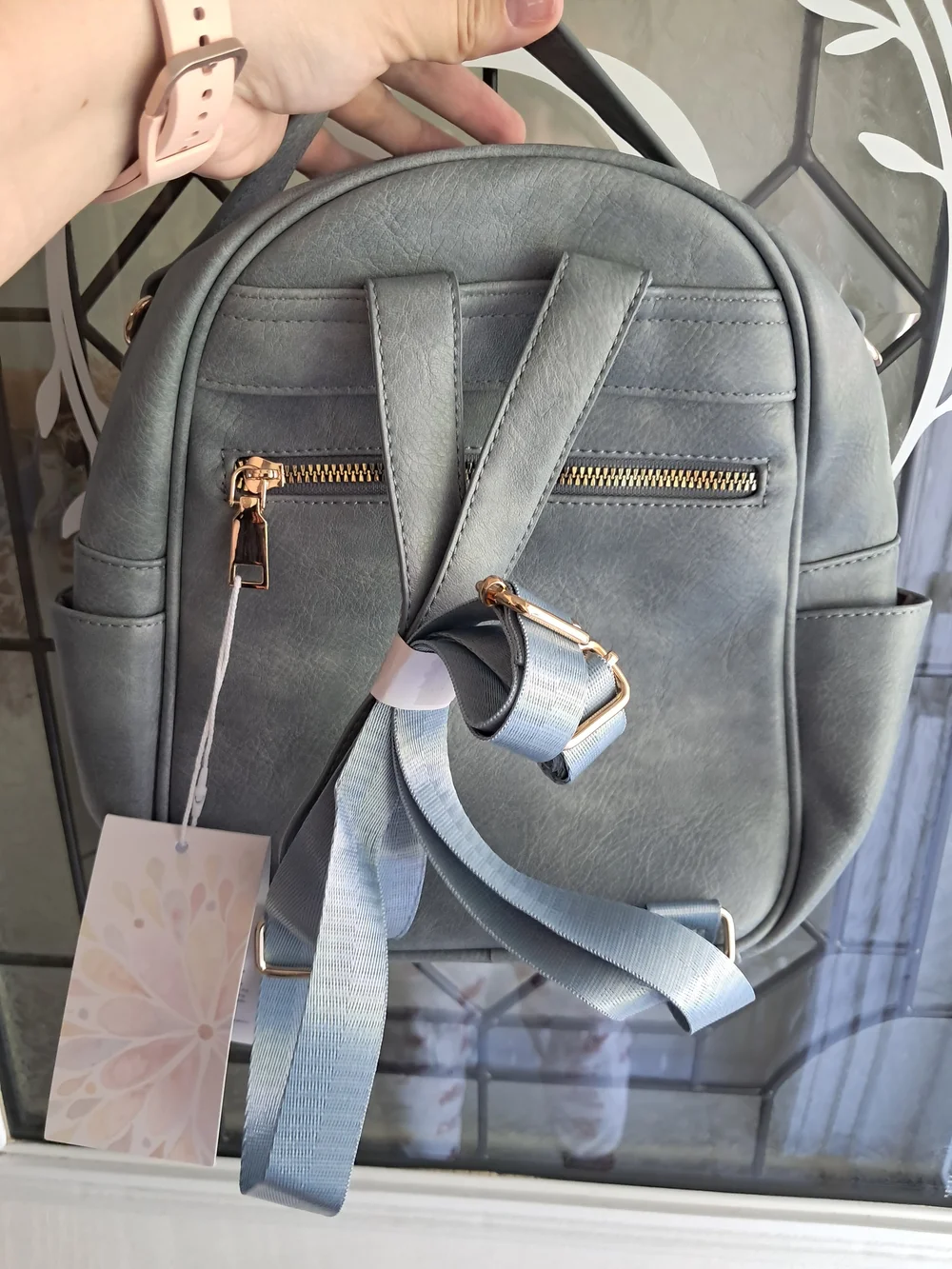 Aphison Forever Sunshine Mini Backpack Gray NWT
